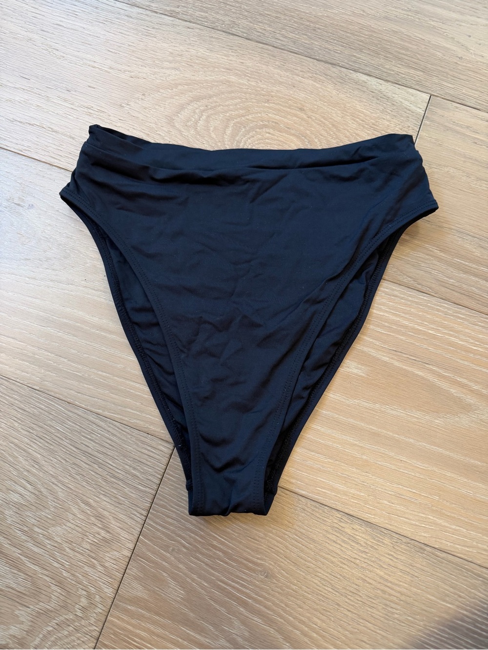 Monday Riviera Swimwear Black High-Waist Bikini Bottom